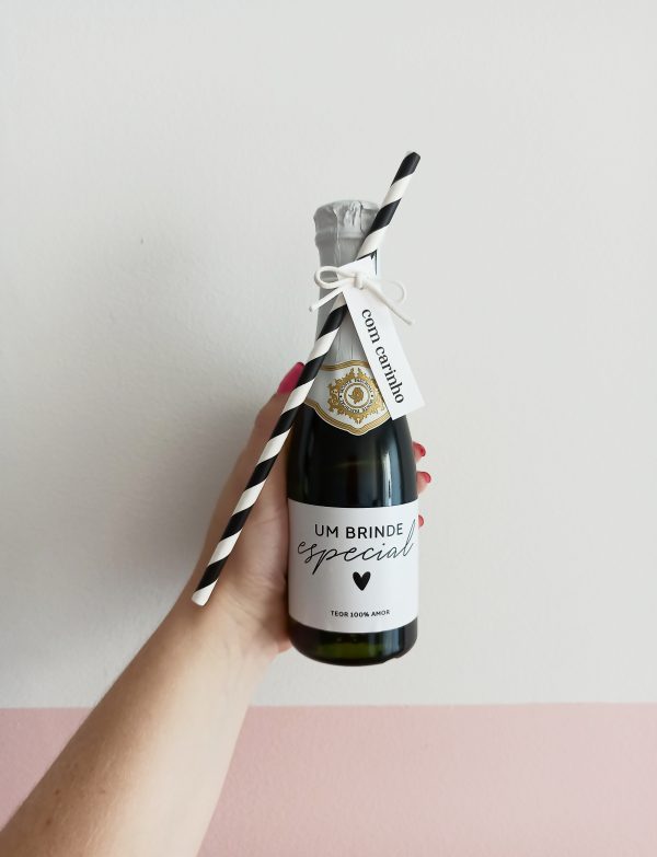 Mini espumante personalizado