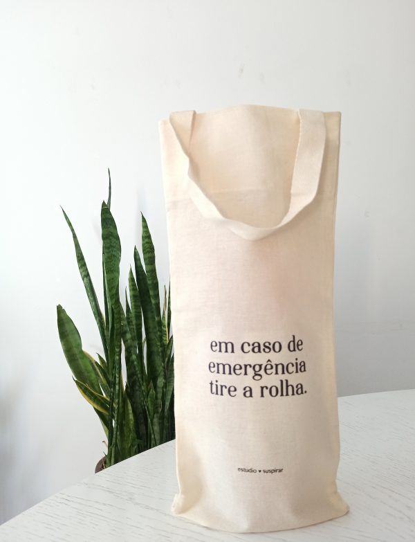 Sacola para vinho Emergência