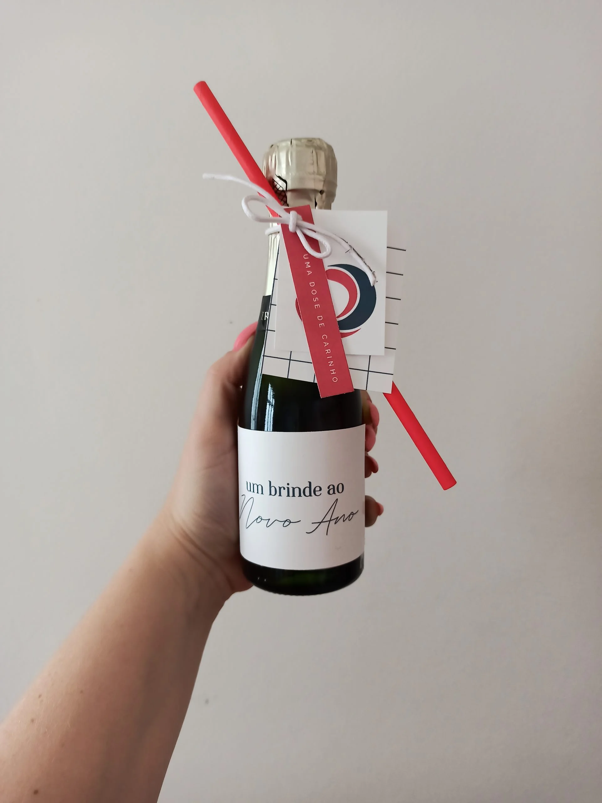 Mini espumante personalizado