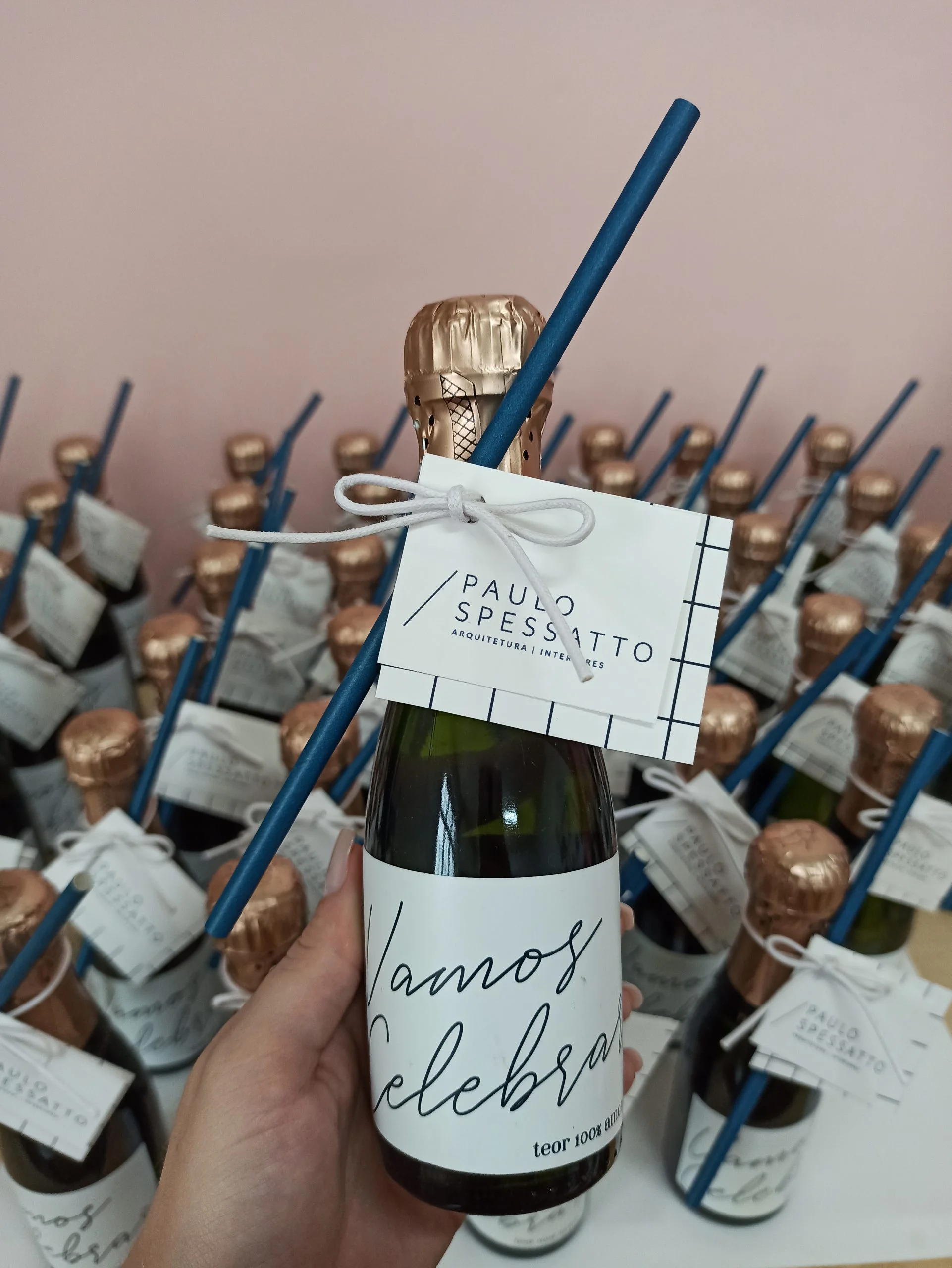 Mini espumante personalizado