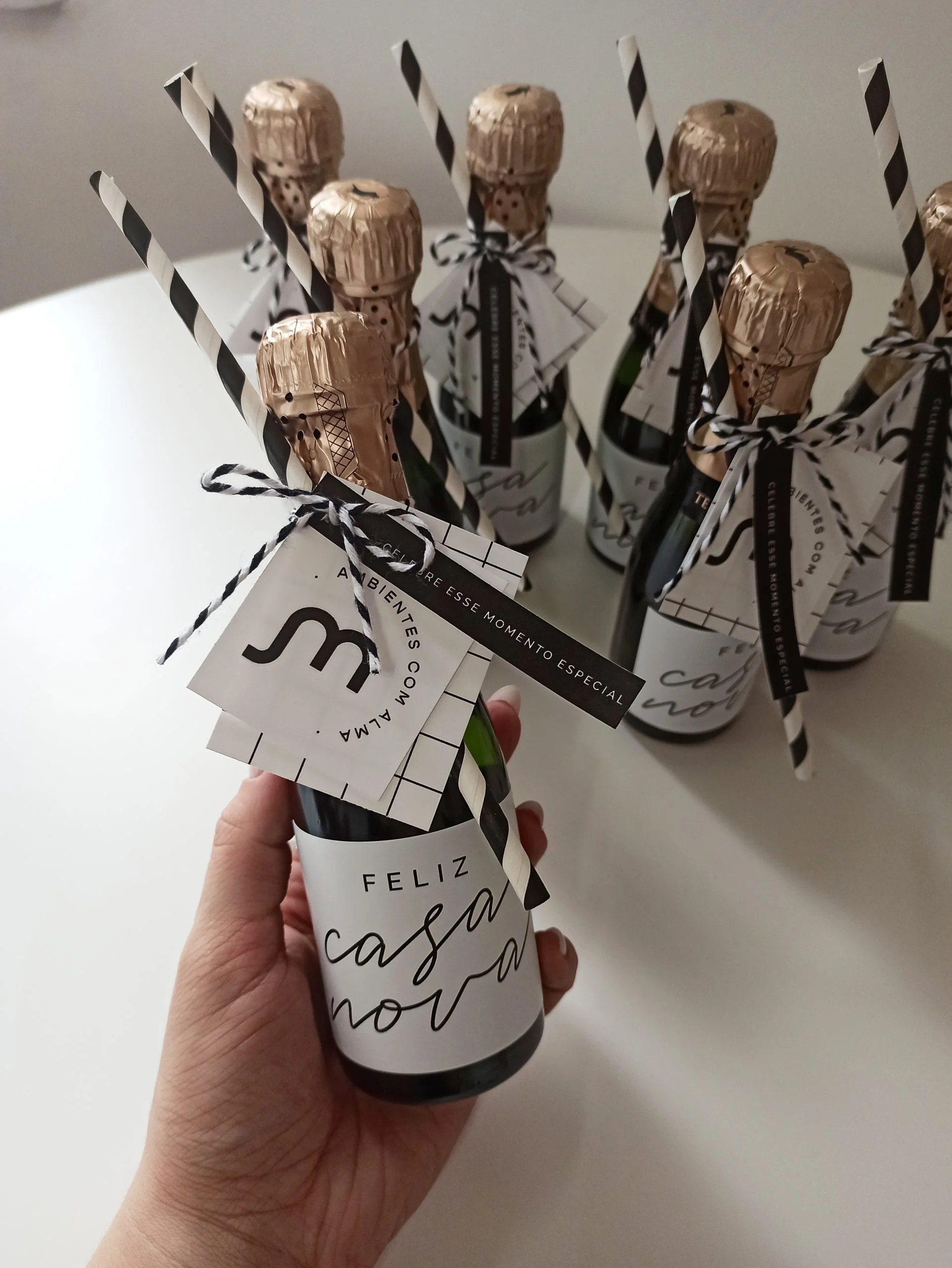 Mini espumante personalizado